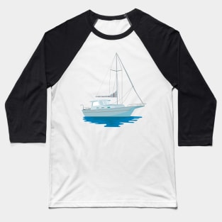 Sailboat or Sailing Boat Retro Baseball T-Shirt